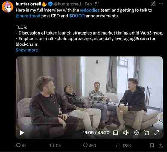 Doodles宣布将在Solana上发行Meme币DOOD解读